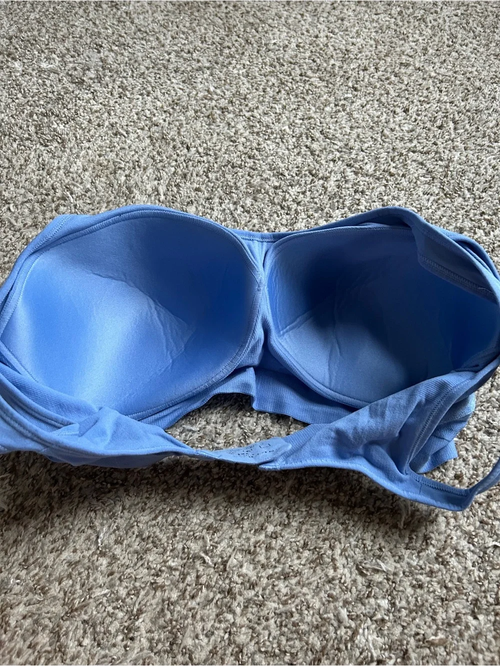 Underoutfit Light Blue Wireless Comfort Shaping Bra XXXL Comfy Soft Stretch 3X
